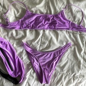 Triangle bikini **top & bag only* unless asked